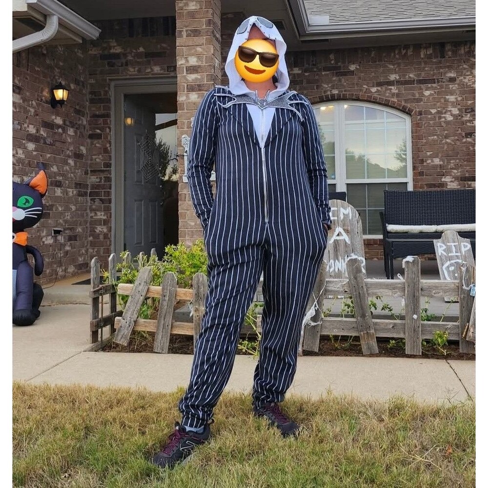 Disney Nightmare Before Christmas Jack Skellington Halloween Pajamas Jumper
